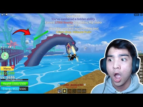 FINALLY.. 10M Bounty + I Got SUMMON SEA BEAST ABILITY in Blox Fruits!