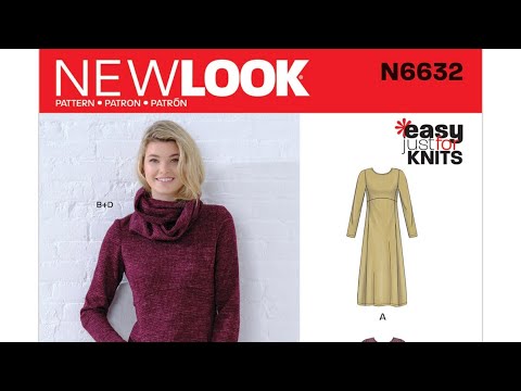 New Look N6632, Pattern Review, Sweater Dress