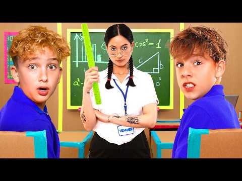 Vlad Escapes the Strictest Teacher at Cardboard School