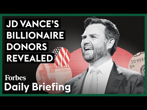 JD Vance’s Biggest Billionaire Donors