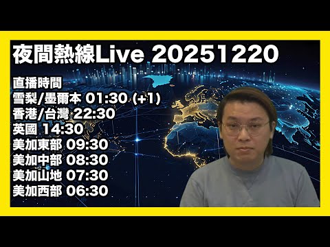 夜間熱線直播 20251220 冬至/世界變局