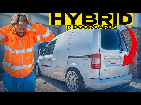 My TSI VW CADDY “R” BUILD GETS HYBRID BUMPERS & GOLF R INTERIOR