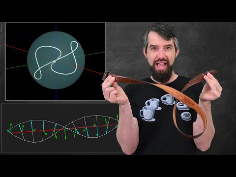 Dirac's Belt Trick: Why a 2π rotation twists space but a 4π rotation fixes it