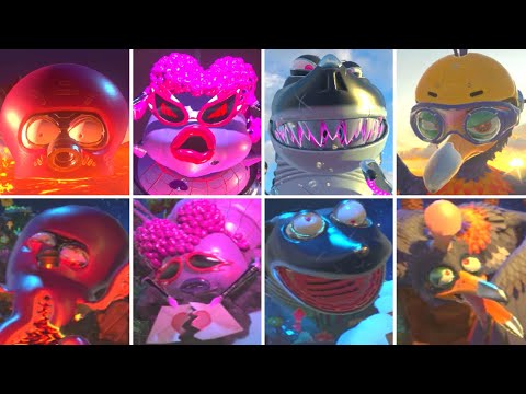 ASTRO BOT Rescue Mission - All Bosses Before & After Defeat