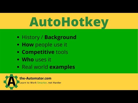AutoHotkey Overview | Intro to AutoHotkey and Overview