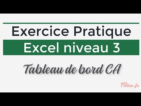 Excel - 3 Avancé - Exercice Tableau de bord CA - NÉO PLONGÉ