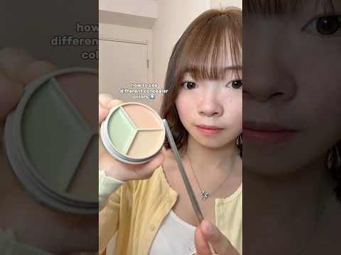 How to use color correcting concealer! #yesstyle #makeup #kbeauty #concealer
