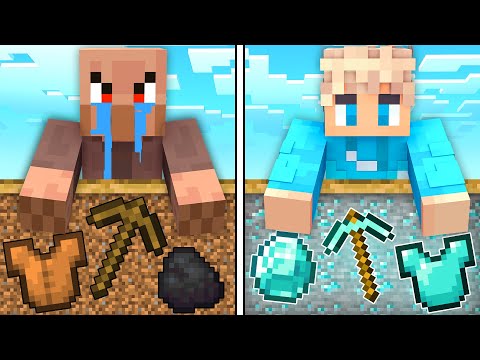 NOOB MINE vs PRO MINE in Minecraft!