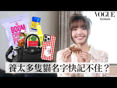 打開Lisa的LV騎士包：超級五寶貓奴！多到名字記不住？泰國人手一瓶的國民萬靈丹、等不及跟BLACKPINK團聚！｜In The Bag｜Vogue Taiwan