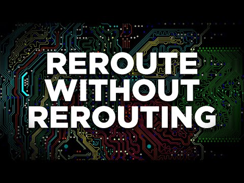 How to Reroute without Rerouting!