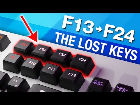 The Secret F13-F24 Keyboard Keys