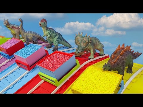 Dino Rescate Con Ankylosaurus, Tyrannosaurus Rex, Euoplocephalus,Triceratops, Stegosaurus