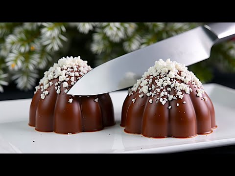 🎄 Weihnachtsdessert in 5 Minuten! Kein Backen nötig! Nur wenige Zutaten!
