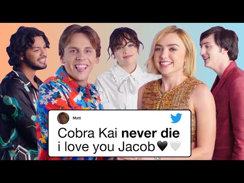 'Cobra Kai' Cast Competes in a Compliment Battle | Teen Vogue