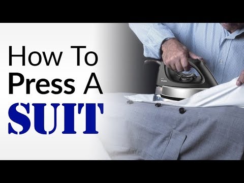 Iron Suits Without DAMAGING Them? | How To CORRECTLY Press Suit Jackets