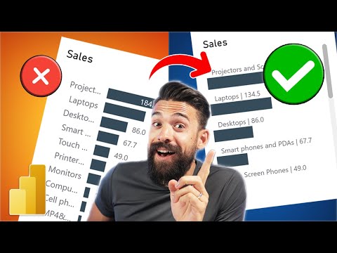 MASTERING Bar Charts in Power BI | No more Cut Labels