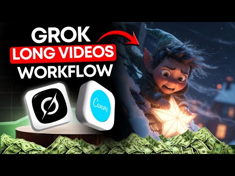 How I Make Long YouTube Video Using Only Free Grok Video Generator (Full Workflow) | AI Grok Video