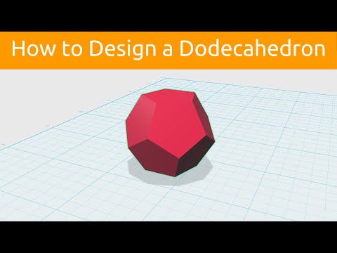 How to Design a Dodecahedron in 123D