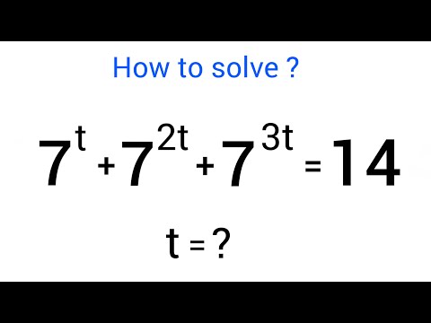A Nice Olympiad Exponential Problem