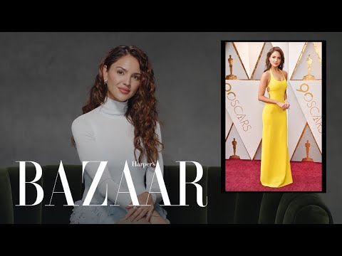 Eiza González’s Oscars Dress Was Inspired by Jennifer Lawrence | Fashion Flashback | Harper's BAZAAR