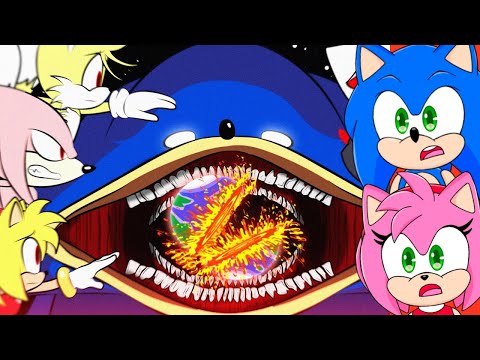 Sonic and Amy watch Shin Sonic (House of Horrors Complete Series + Bad & Secret Ending)