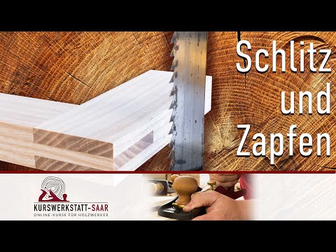 Schlitz und Zapfen mit der Bandsäge - Ganz ohne Nacharbeit