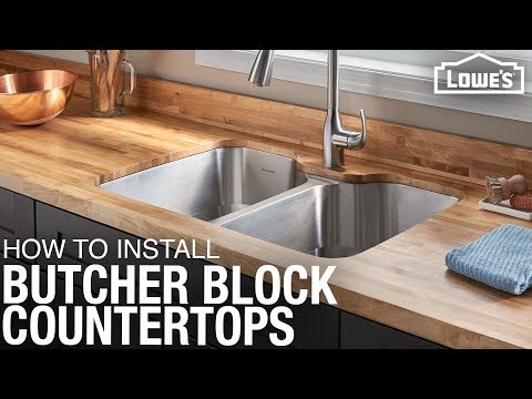How To Install Butcher Block Countertops | DIY Kitchen Remodel