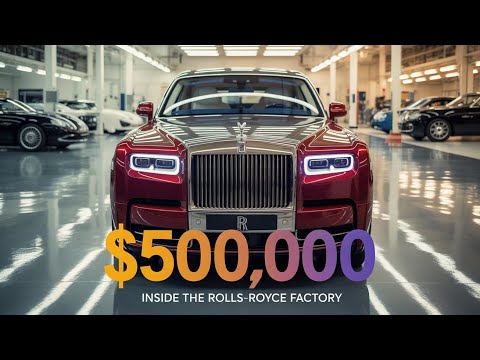 Inside The Rolls-Royce Factory: The $500,000 Car Built Almost Entirely by Hand
