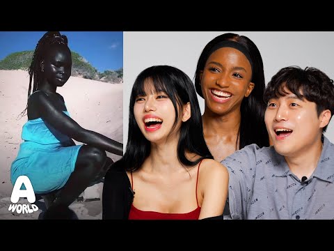 Koreans react to TOP9 Countries with Most Beautiful Black Women..!!