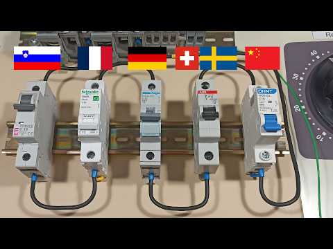 Test MCB 16A. ETI, SE, Hager, ABB, CHINT