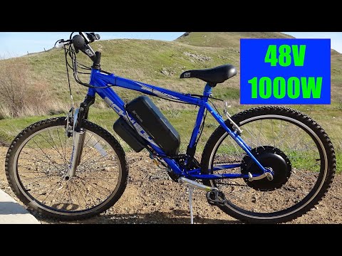 Fast and Powerful 48V 1000W--A Complete DIY E-Bike Conversion Kit Installation Guide for Beginners!