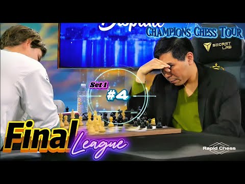 FINAL LEAGUE!!! Magnus Vs Wesley So || Champions Chess Tour