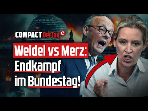Weidel vs. Merz: Final battle in the Bundestag!💥