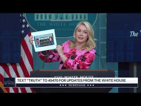 Press Secretary Karoline Leavitt Briefs Members of the Media, Mar. 30, 2026