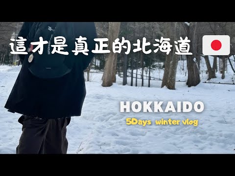 獨旅北海道冬季🇯🇵零下溫度的五天四夜｜第一人稱全紀錄Vlog｜札幌・小樽・旭川・美瑛・滑雪・湯咖哩｜這才是真正的北海道