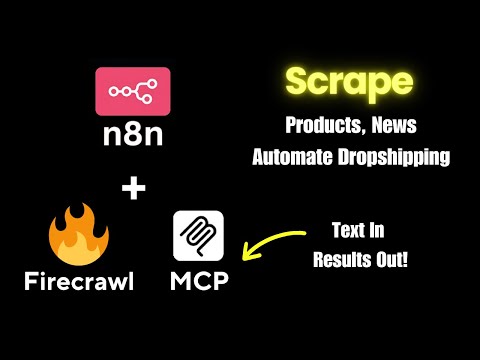 🚀 n8n + Firecrawl MCP: "Text to Results" - Easily Scrape ANY Websites, Trending Products and News!