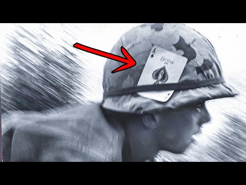 Why US Soldiers Put Cards on Their Helmets in Vietnam