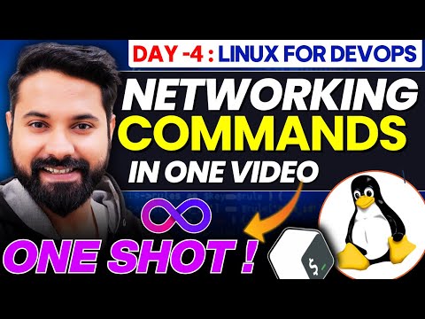 Linux Networking Commands For DevOps Engineers | Linux For DevOps (Day 4)