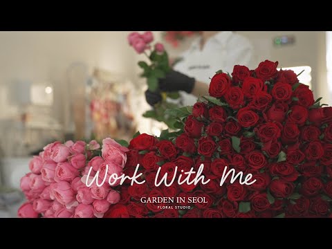 Work with me (1 Hour) | Calm Flower Shop ASMR 🌷 | Soft Music & Florist Vlog