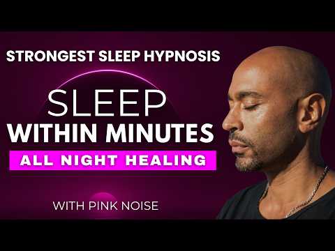 Deep Sleep Hypnosis, Guided Sleep Meditation | Pink Noise