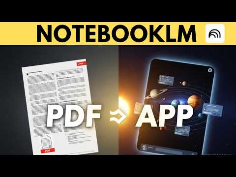 PDF to Interactive App in 10 Minutes | NotebookLM Tutorial (For Teachers)