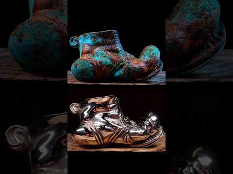 Beautiful GOLDEN BOOT - Restoration