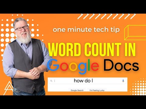 Counting Words In Google Docs