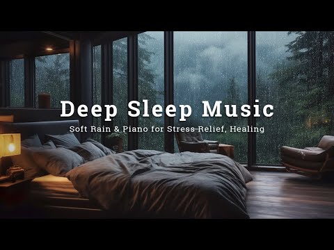Fall Into Sleep Instantly In 10 Minutes + Insomnia Relief | Rain Sounds for Reduces Stress, Anxiety