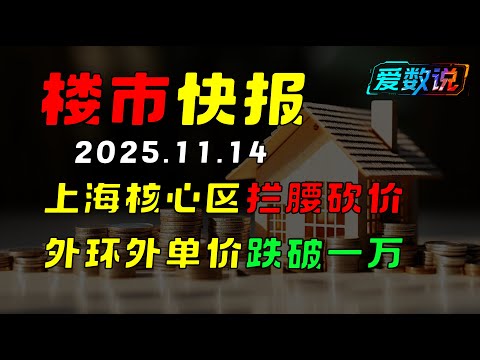 上海房价真相曝光：核心区拦腰砍价、外环外跌破1万！法拍房60%流拍冲击全城