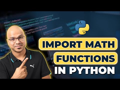 #15 Python Tutorial for Beginners | Import Math Functions in Python