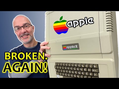 Let's see why the Apple II Europlus broke again!