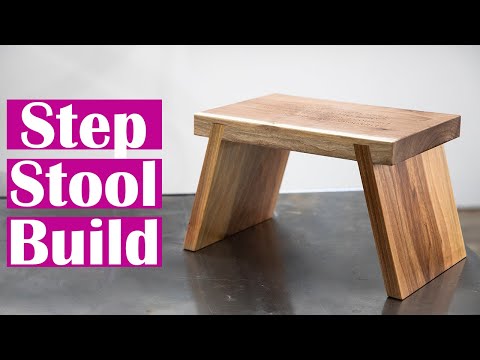 STEP STOOL BUILD - Simple Woodworking Project