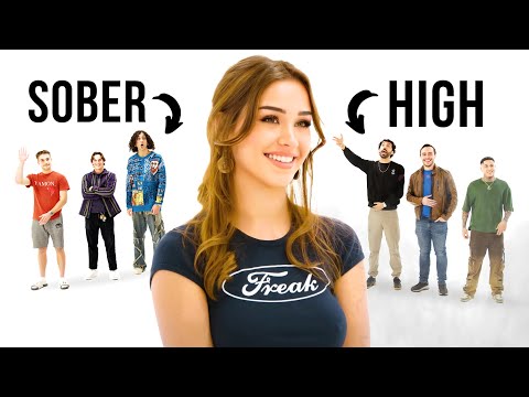 Blind Dating 7 Guys Before and After Getting High