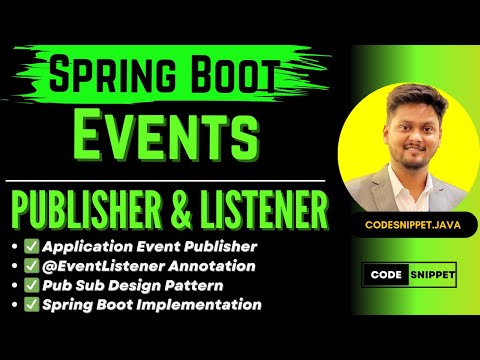 Spring Boot Events Explained | Master @EventListener & Event Publishing 🔥